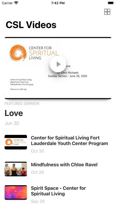 Center For Spiritual Living FL Screenshots