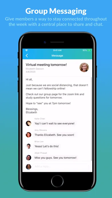 Church Center App Screenshots