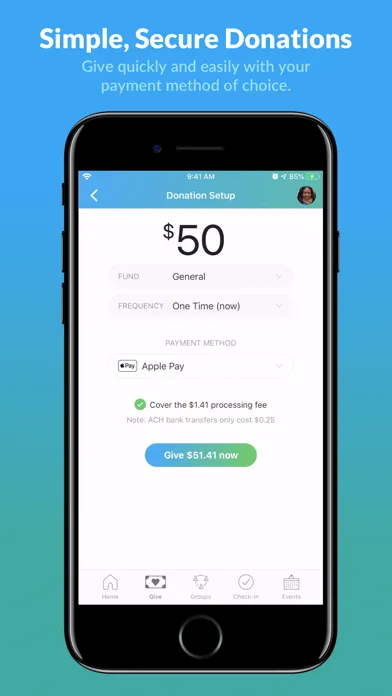 Church Center App Screenshots