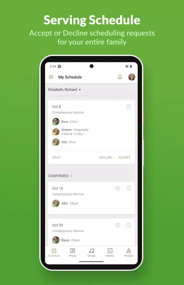 Planning Center Services স্ক্রিনশট