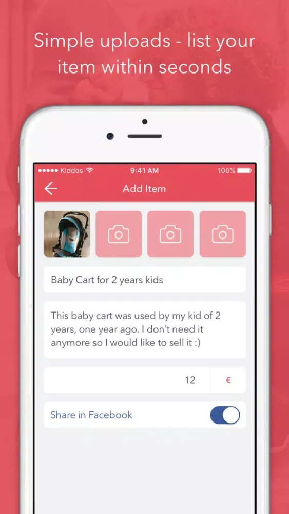 Kiddos - Sell and buy items for your kids应用截图