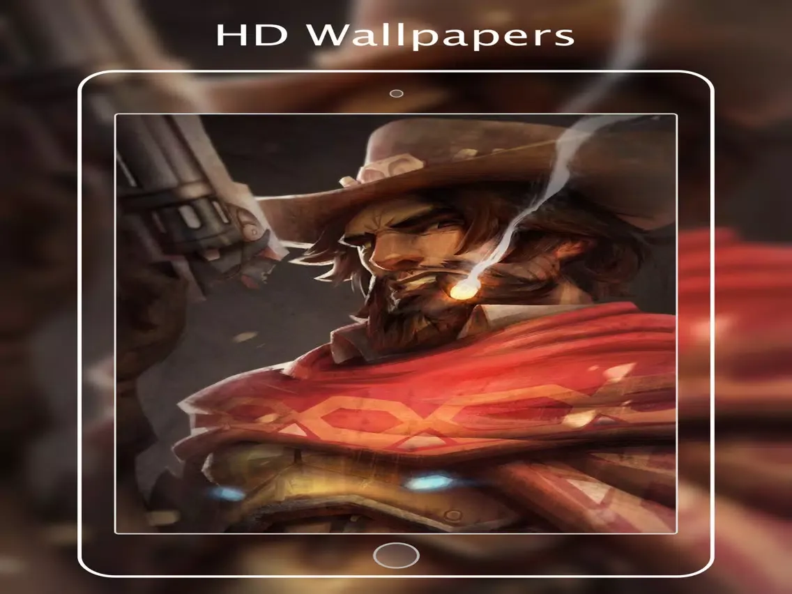 Wallpapers for Overwatch - HD Backgrounds iPad 应用截图