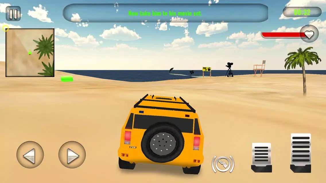 Tangkapan skrin Celebrity Transporter Game