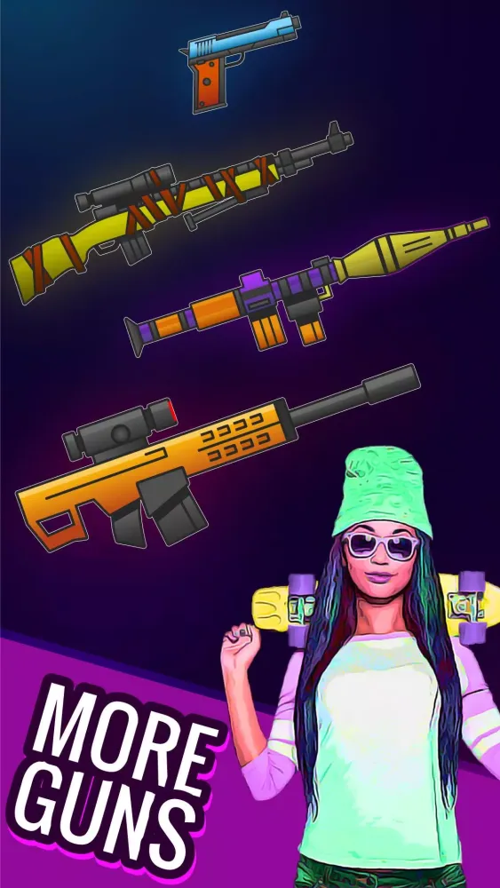 Gun Shooter BrickBreaker Puzzle Challenge Ekran Görüntüleri