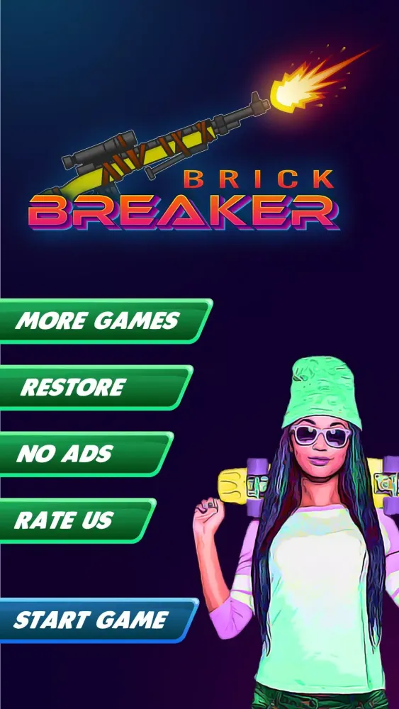 Gun Shooter BrickBreaker Puzzle Challenge Ekran Görüntüleri