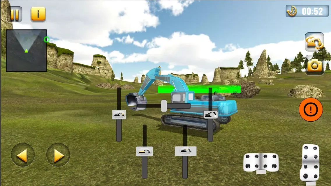 Ảnh chụp màn hình của Sand Excavator Crane Simulator