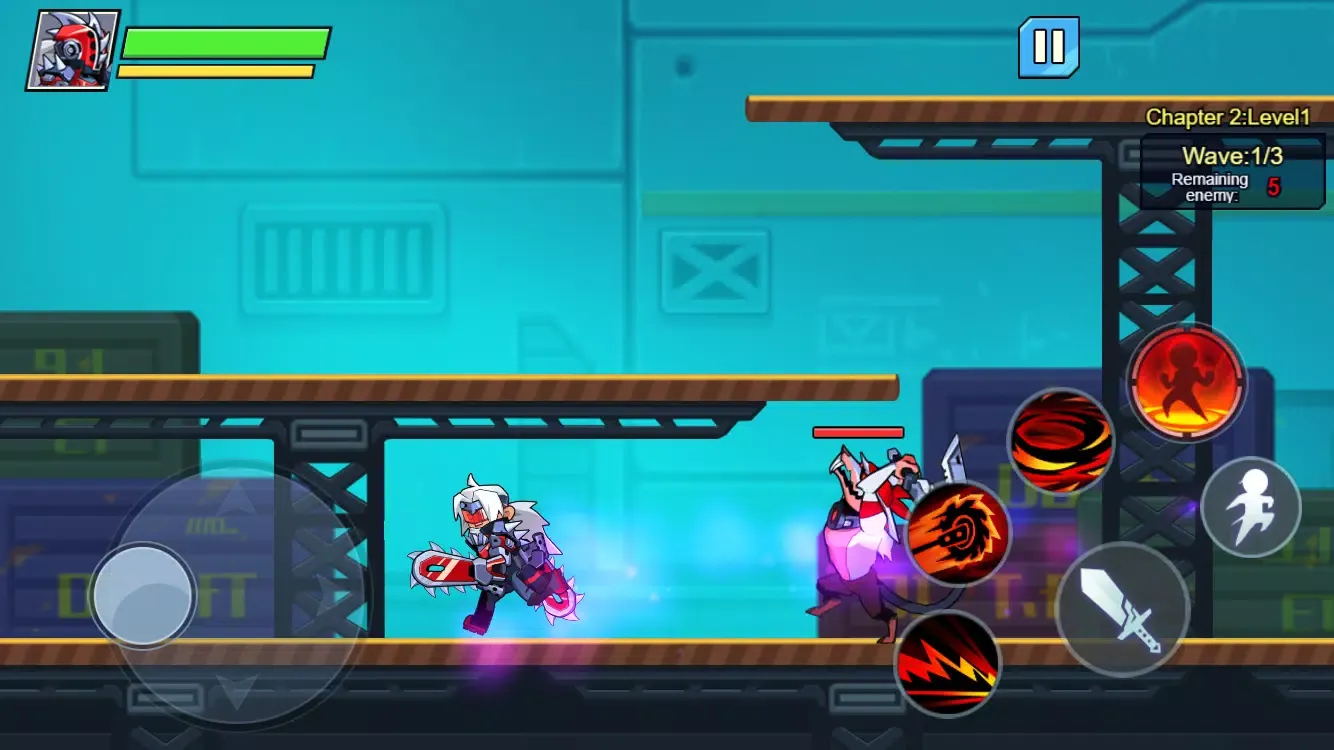 Tangkapan layar Steel Warriors