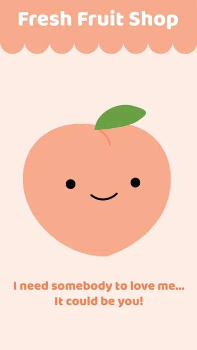 Capturas de pantalla de Cute Peach Stickers