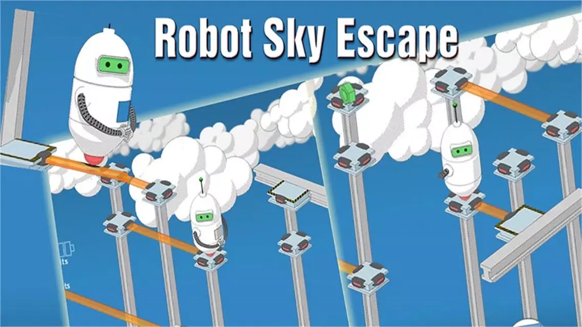 Robot Sky Escape - Kids Puzzle Challenge Game Ekran Görüntüleri