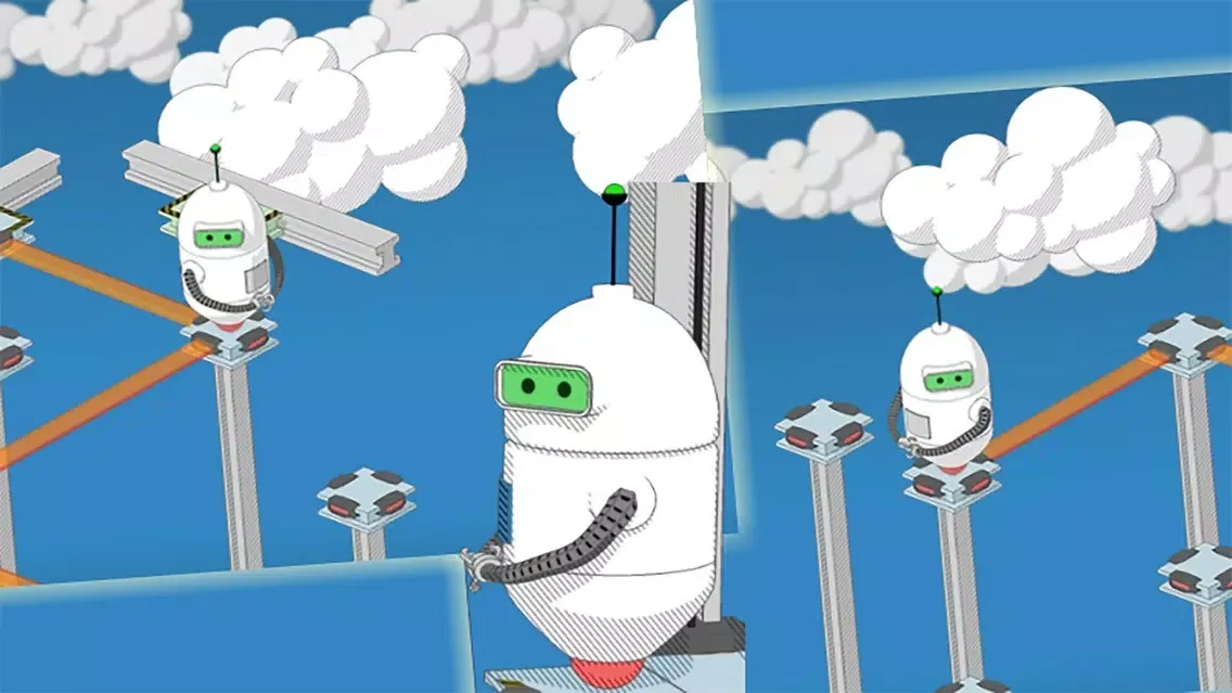 Robot Sky Escape - Kids Puzzle Challenge Game Ekran Görüntüleri