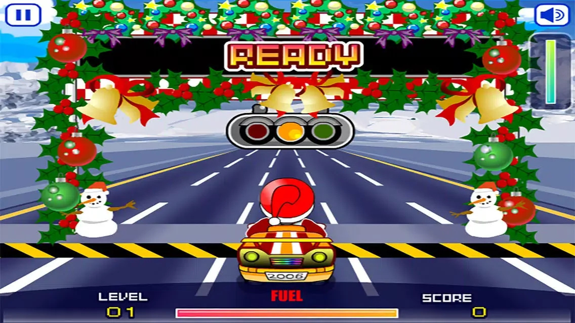Santa Car Race － Christmas Gifts Collection应用截图