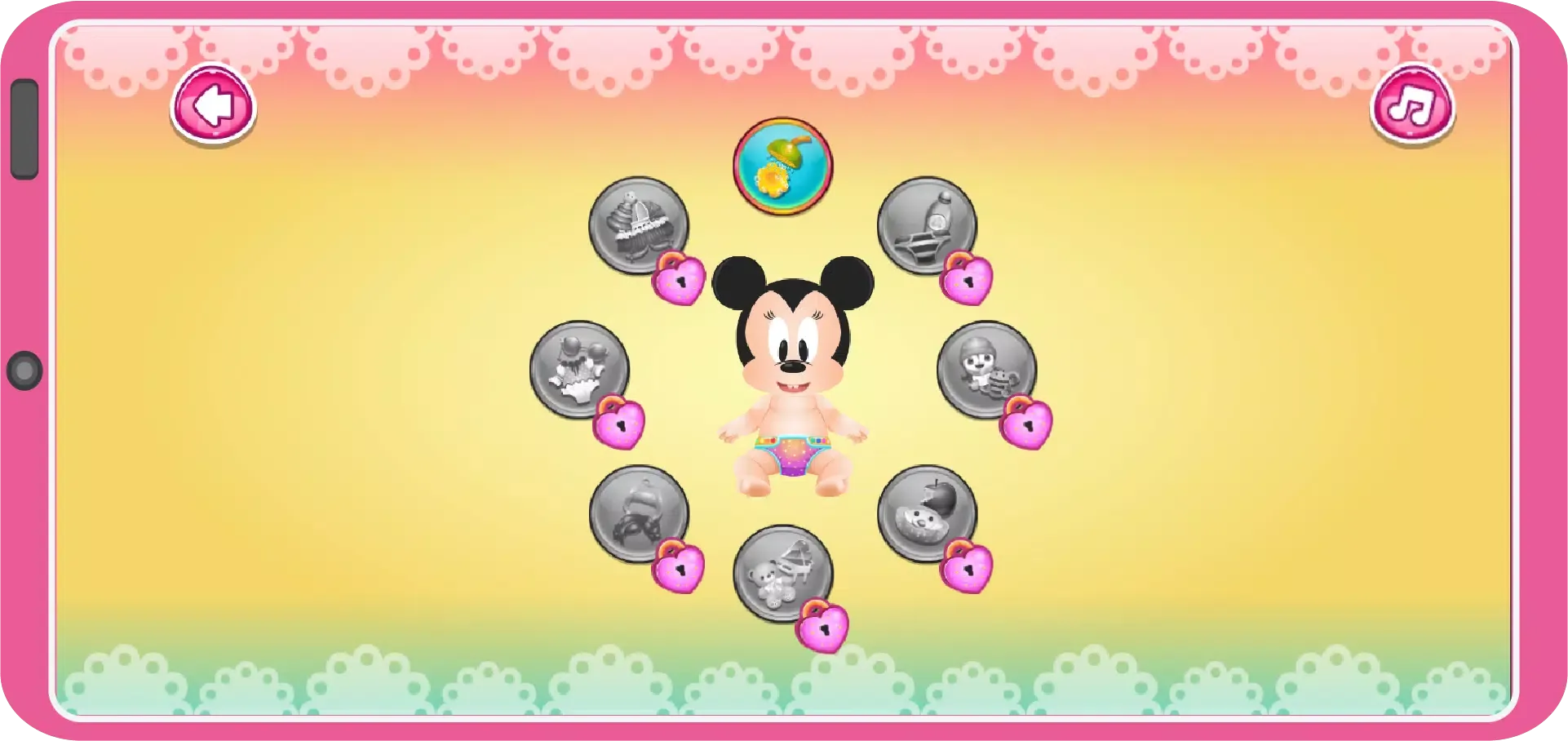 Capturas de tela do Minni Baby Mouse Care