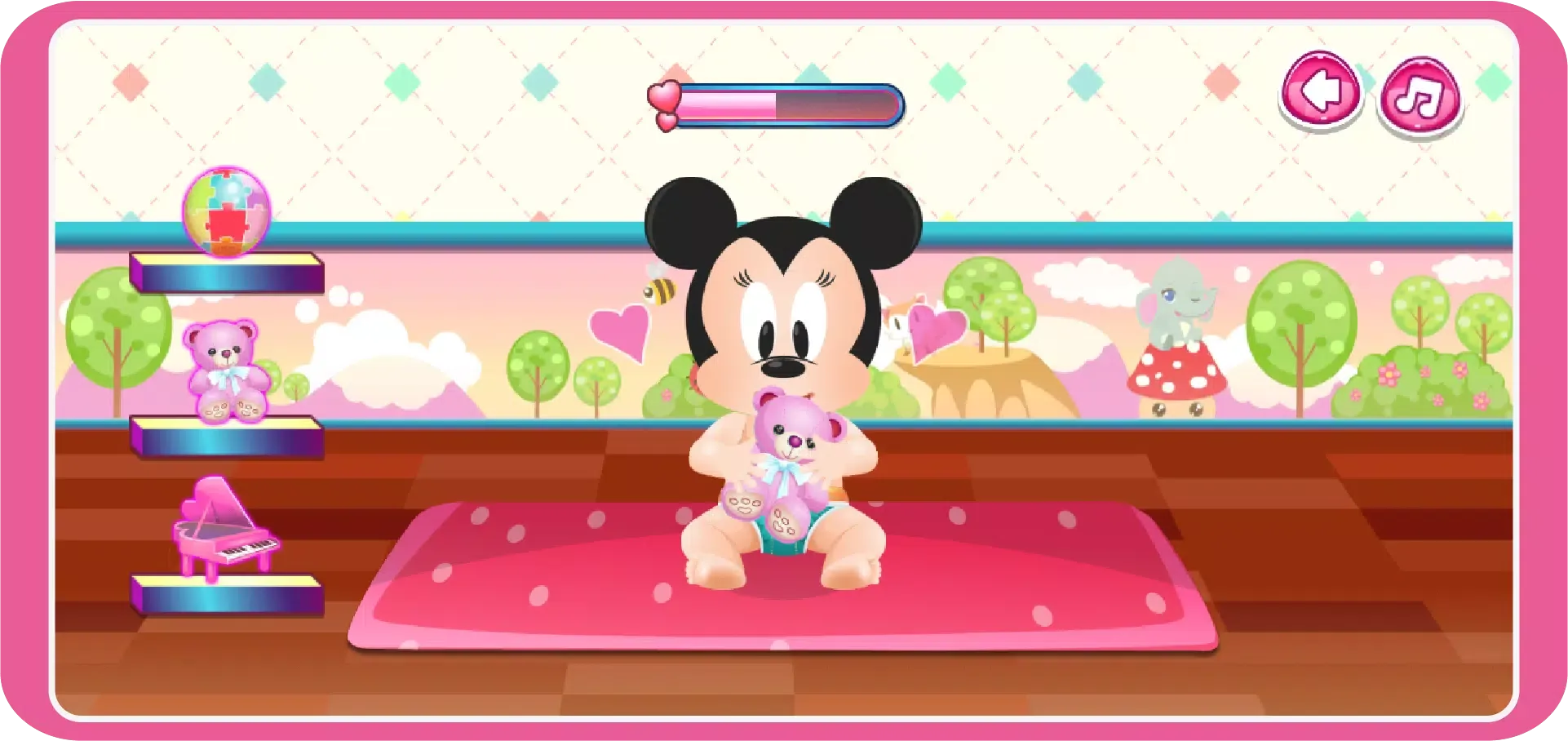 Capturas de tela do Minni Baby Mouse Care