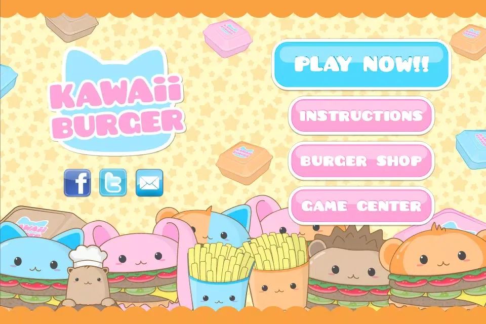 ภาพหน้าจอของ Kawaii Burger
