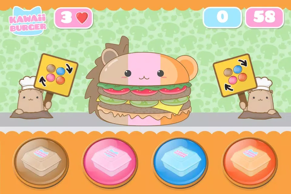 ภาพหน้าจอของ Kawaii Burger
