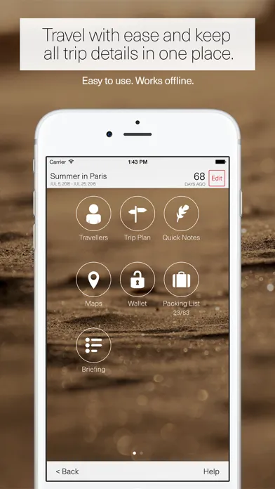 ภาพหน้าจอของ TripRider - Travel Planner