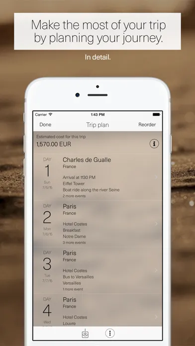 ภาพหน้าจอของ TripRider - Travel Planner