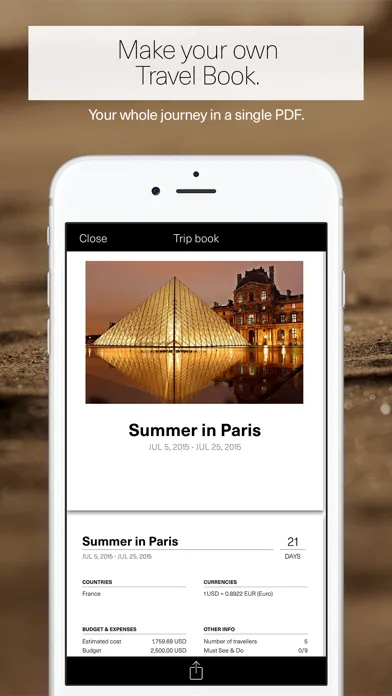 ภาพหน้าจอของ TripRider - Travel Planner