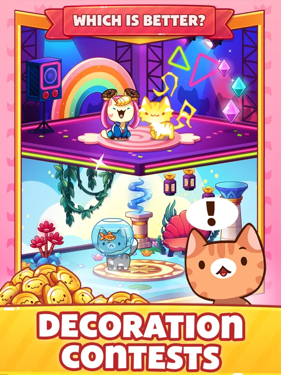 Cat Game - The Cats Collector! iPad 应用截图
