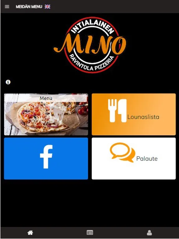 Screenshot di Mino Ravintola iPad 