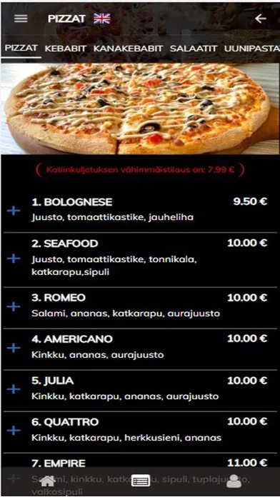 Screenshot di Mino Ravintola