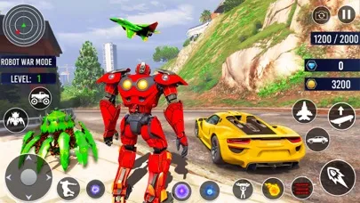 Octopus Robot Car Game 3D- War Screenshots