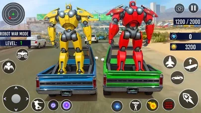 Octopus Robot Car Game 3D- War Screenshots