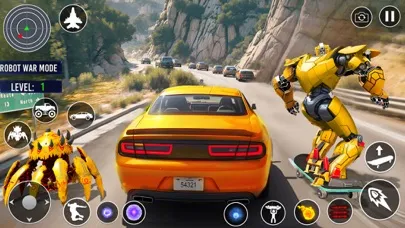 Octopus Robot Car Game 3D- War Screenshots