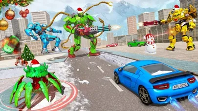 Octopus Robot Car Game 3D- War Screenshots