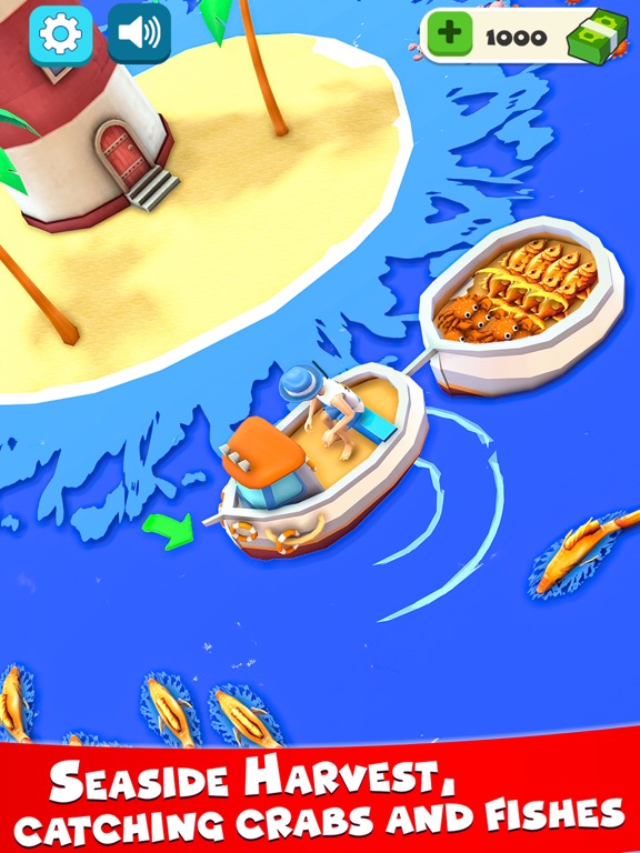 Screenshot di SeaSide Catcher Idle Clicker iPad 