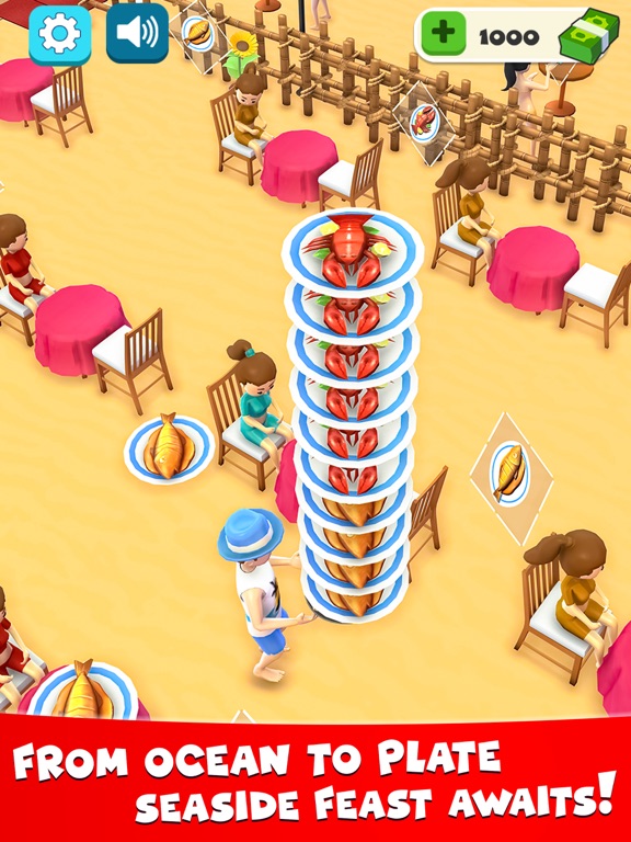 Screenshot di SeaSide Catcher Idle Clicker iPad 