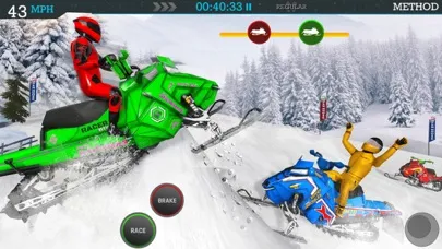 Captures d'écran de Snow Bike Racing Simulator