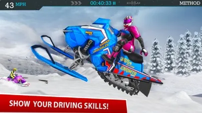 Captures d'écran de Snow Bike Racing Simulator