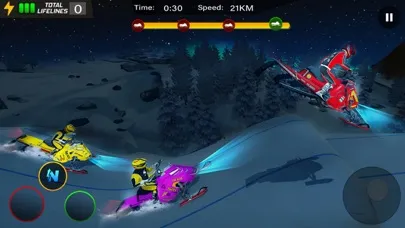 Captures d'écran de Snow Bike Racing Simulator