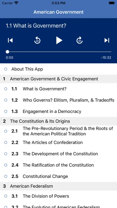 American Government স্ক্রিনশট