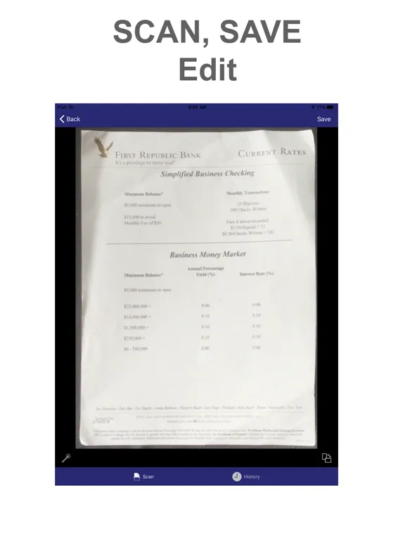Screenshot di PDF Scanner Mobile iPad 