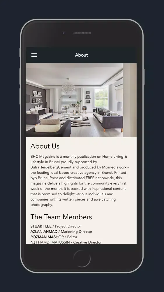Ảnh chụp màn hình của BHC Magazine