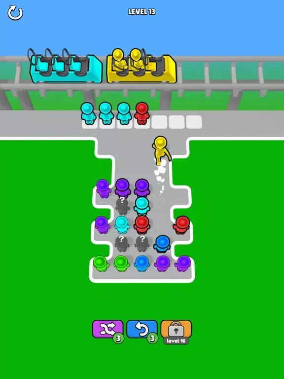 Ảnh chụp màn hình của Roller Coaster Jam iPad 