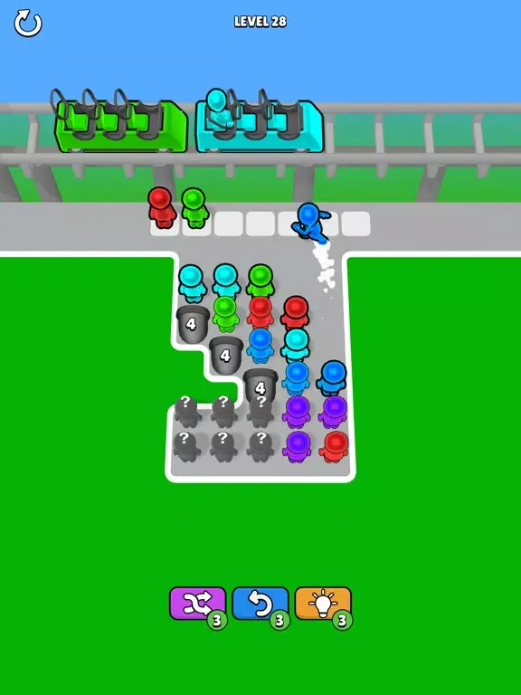 Ảnh chụp màn hình của Roller Coaster Jam iPad 