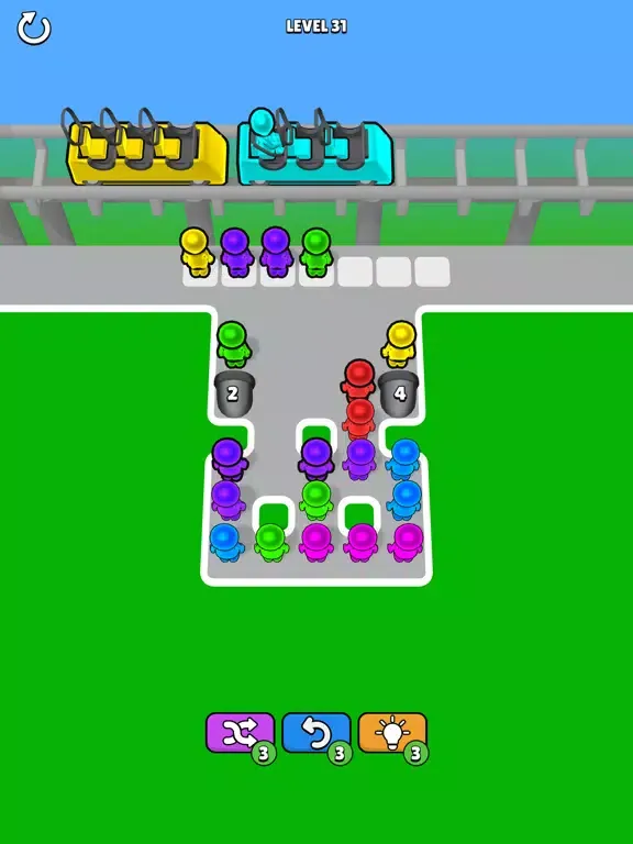 Ảnh chụp màn hình của Roller Coaster Jam iPad 