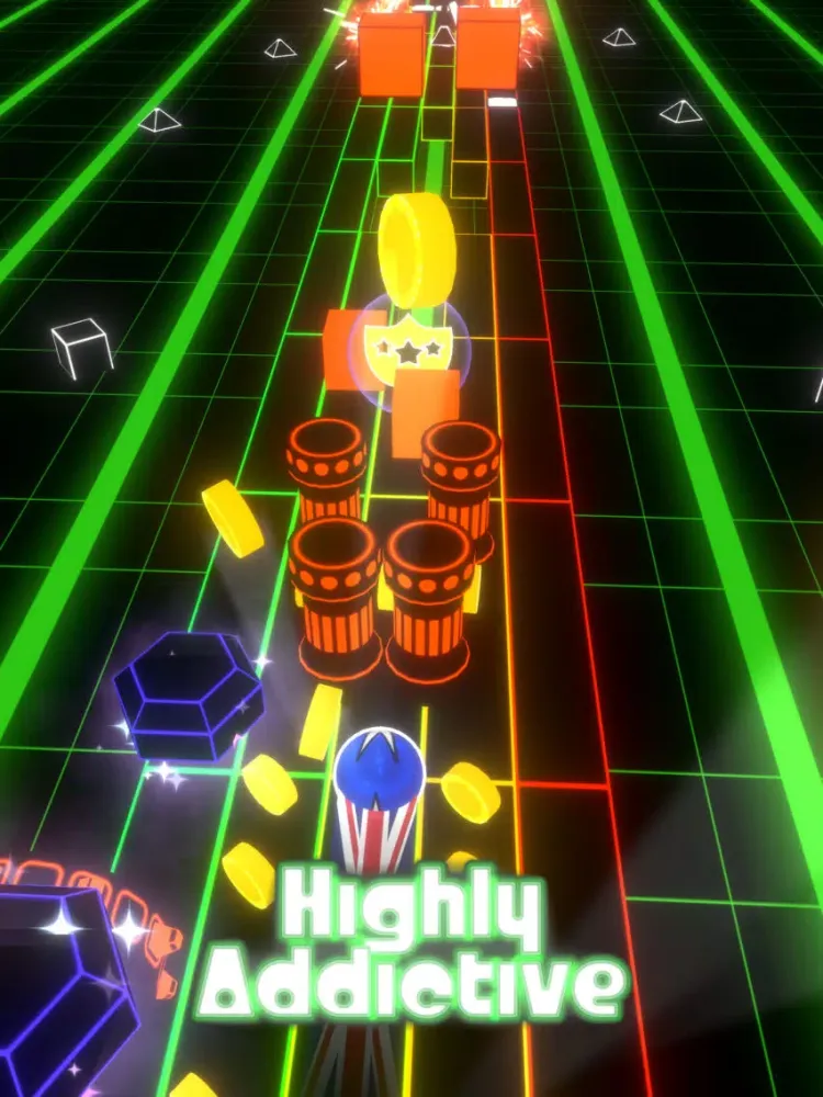 Screenshot di Impossible Neon Dash iPad 