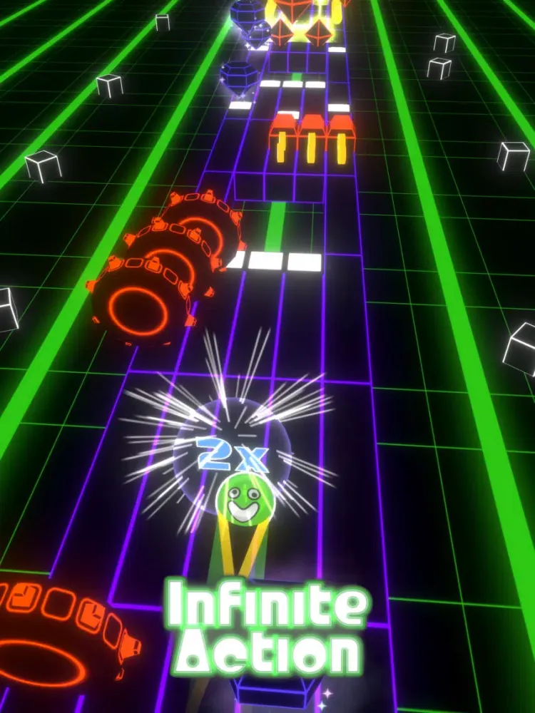 Screenshot di Impossible Neon Dash iPad 