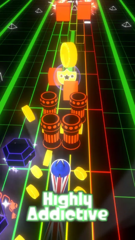 Screenshot di Impossible Neon Dash