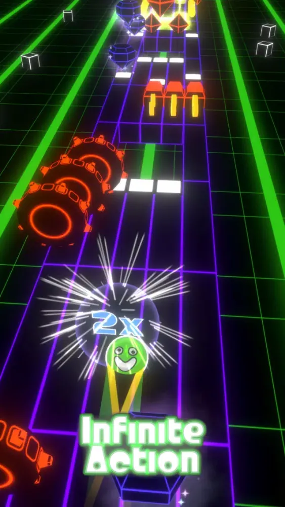 Screenshot di Impossible Neon Dash