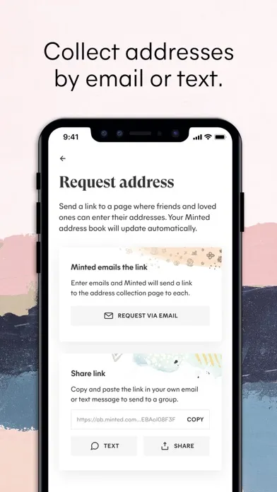 Capturas de pantalla de Minted: The Address Book
