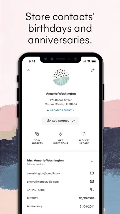 Capturas de pantalla de Minted: The Address Book