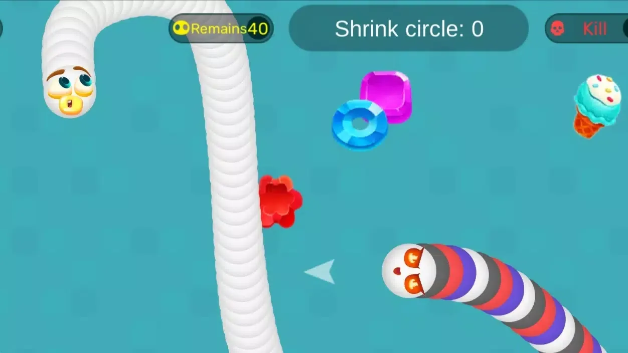 Capturas de pantalla de Worms Dash.io - snake zone