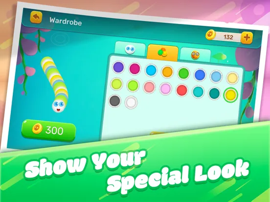Tangkapan layar Worms Dash iPad 