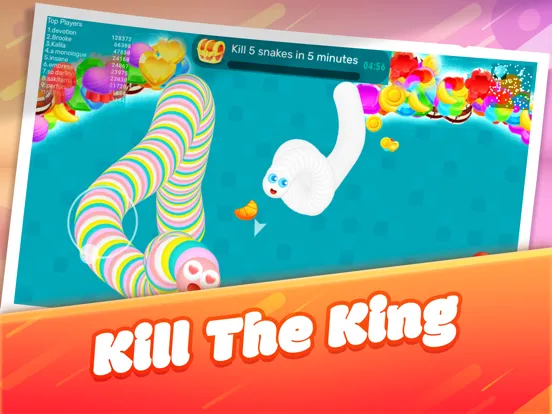 Tangkapan layar Worms Dash iPad 