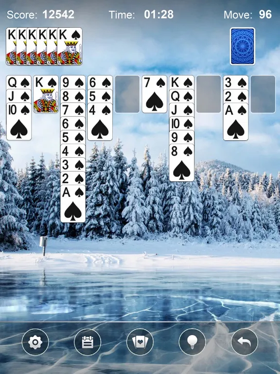 Spider Solitaire by Mint iPad  سکرین شاٹس